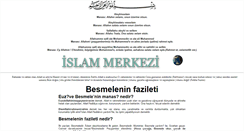 Desktop Screenshot of islammerkezi.com